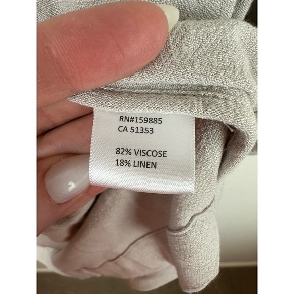 NWT Bobi Drawstring Blazer in Putty size LARGE retail: $155 - Picture 5 of 7